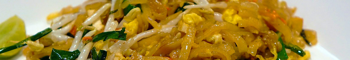 Eating Thai at Kowloon Express restaurant in Pocatello, ID.